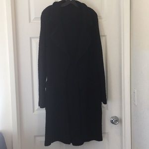 Michael Stars black long sweater coat sz M